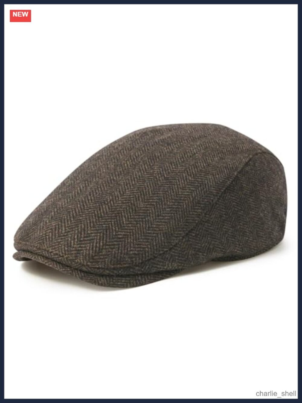 Wool Blend Tweed Newsboy Ivy Flat Cap